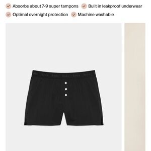 Knix Black Leakproof Underwear